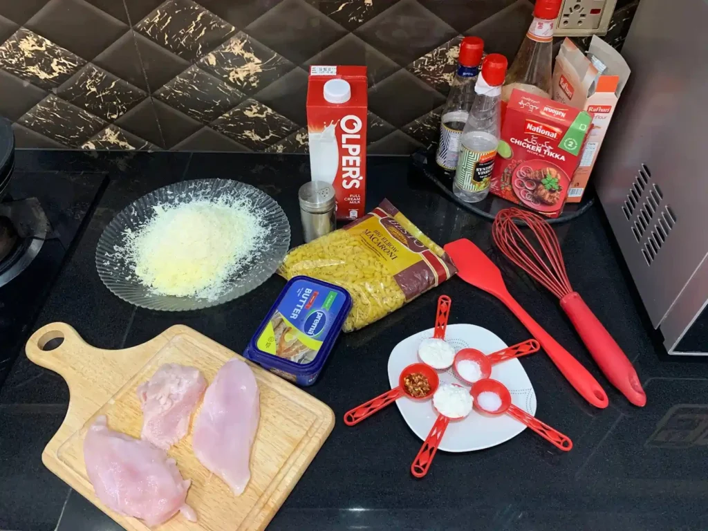 Mac & Cheese Ingredients